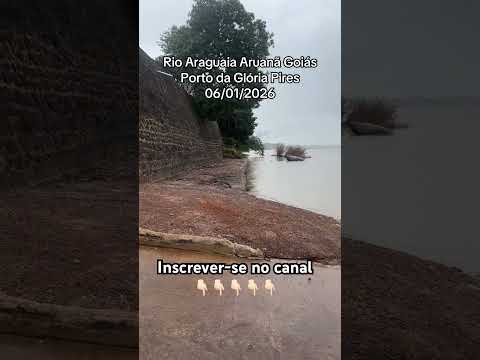 Porto da Glória Pires em Aruanã Goiás #rioaraguaia #shorts #shortvideos #gloriapires #aruanã