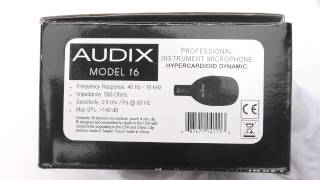 Video thumbnail for [Review]Audix F6 Kick Drum & Bass Frequencies Microphone At Musicians Friend by Ryen Lee