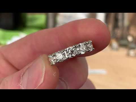 Ronan Campbell Platinum Five Diamond Ring