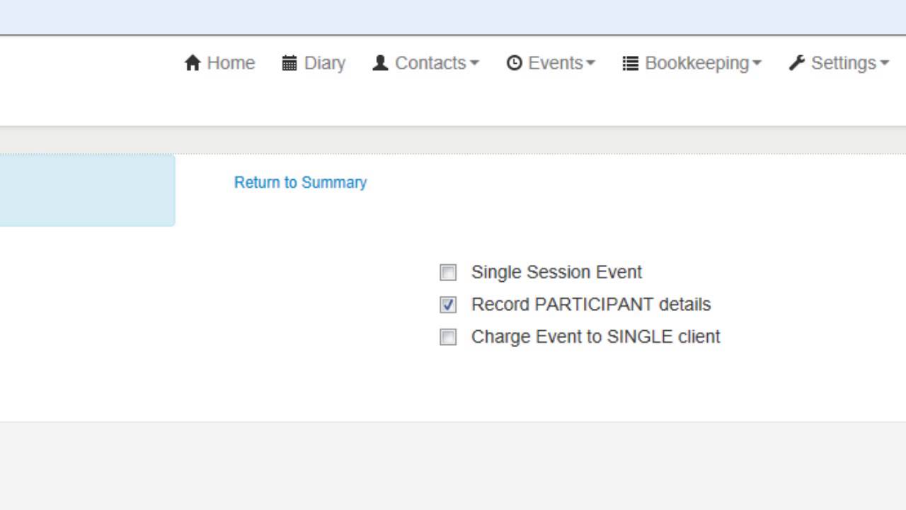 Event Types and Categories