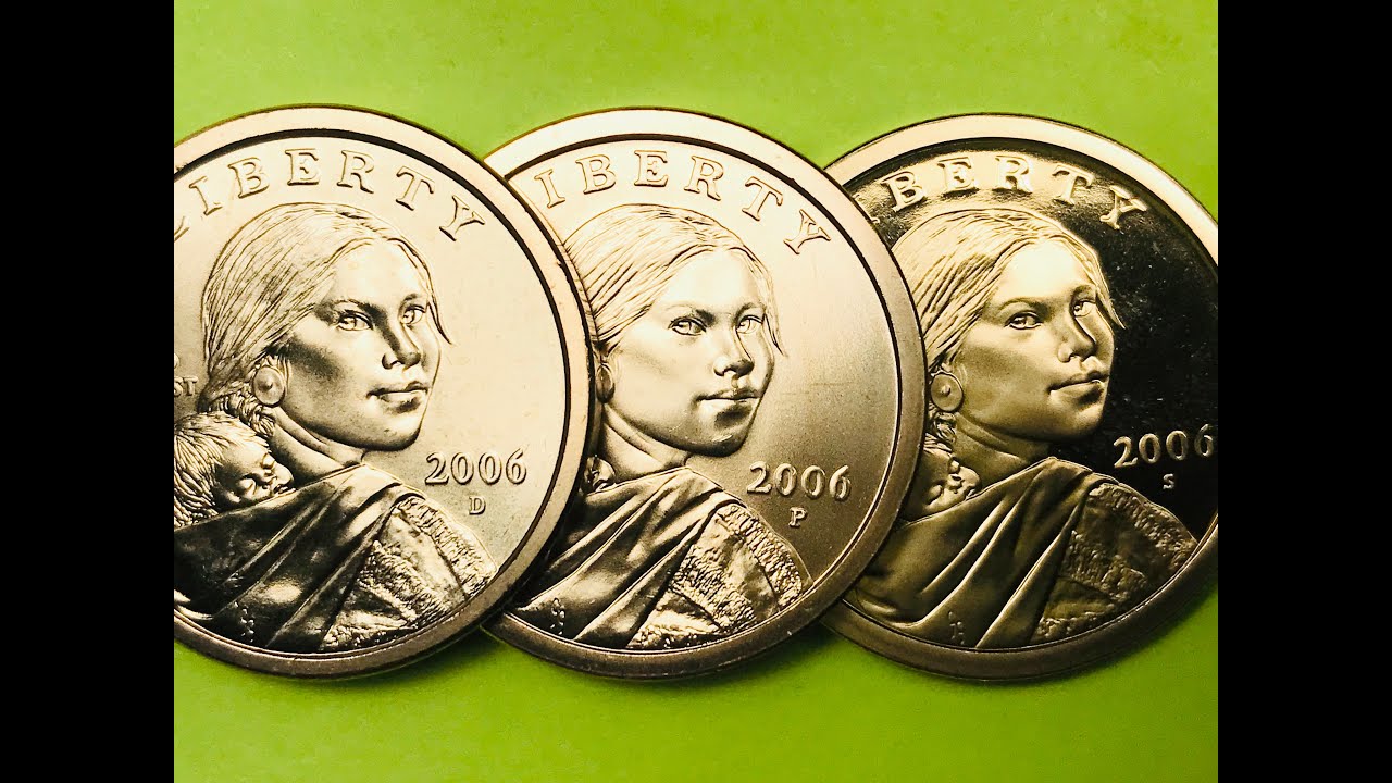 US 2006 Sacajawea Dollar Only 12.5 Million United States Coins Made