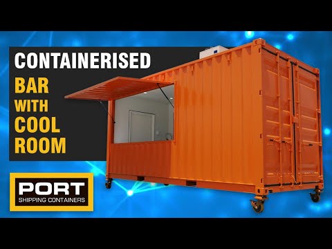 Container Bar with Cool Room