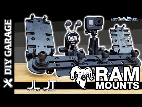 Ram Mounts Tough Track Dash Mount for Jeep JL/JT
