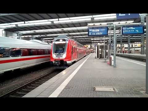 Kurzvideo: Sechsteiliger Twinndexx Vario BR 445 auf der Fahrt nach Nürnberg in München