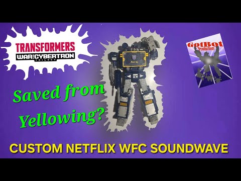 Custom WFC Soundwave (Can he be Saved from Yellowing?) - GotBot True Review NUMBER 1257