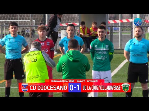 Resumen: CD Diocesano - UD La Cruz Villanovense (División de Honor Gr.5 24/25)