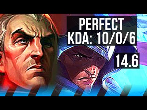 SWAIN vs TALON (MID) | 10/0/6, 1800+ games, Legendary, Rank 13 Swain | KR Master | 14.6