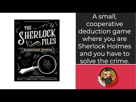 The Purge: # 2732 Sherlock Files: Elementary Entries: A small, card game focusing on deduction and solving crimes