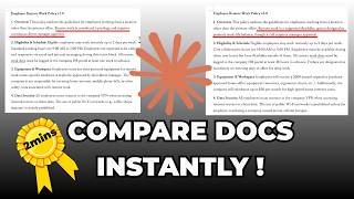 How to Compare Documents with Claude (Spot Changes in Seconds!)