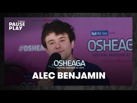 Alec Benjamin tells us how he met John Mayer | Osheaga 2019 | Stingray PausePlay