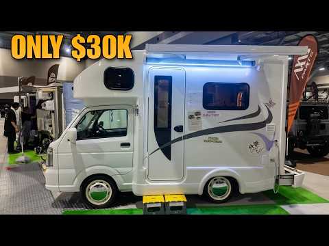 $30K Japanese Kei Camper – 4 Beds, Solar & AC in One Tiny Motorhome