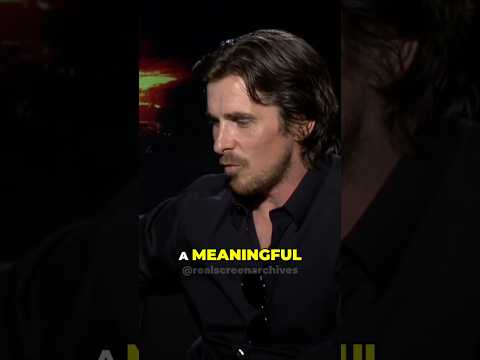 Christian Bale on Wearing the Batsuit One Last Time
