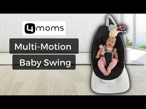 4moms MamaRoo 5.0 Multi-Motion Baby Swing, Black - фото 1 - id-p1912197945