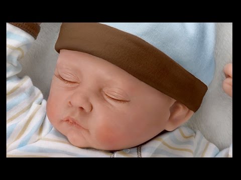 "Sweet Dreams Danny" Sleeping Baby Boy Doll