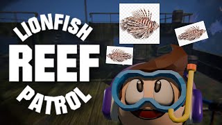 Lionfish reef patrol