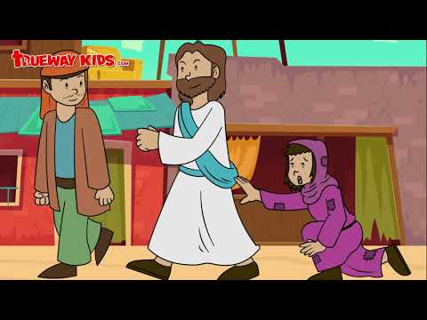 Jesus healed the woman with the issue of blood - Bible story for kids