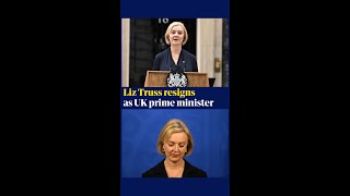 Liz Truss resigns as UK prime minister #shorts