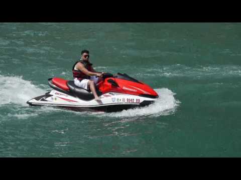 Carlos Zambrano, boating on the Chicago river