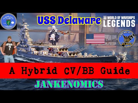 Delaware - A Hybrid Battleship (BB) Guide : World of Warships Legends