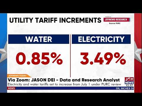 Utility Tariffs: Electricity and water tariffs set to increase from July 1 under PURC review