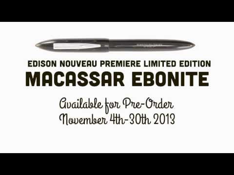 Edison Nouveau Premiere Macassar Ebonite (2013 LE)