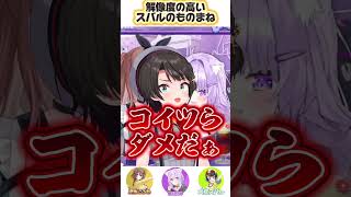 【#おかころ 】戌神ころねの解像度高い大空スバルのマネ#ホロライブ #vtuber #切り抜き #戌神ころね #猫又おかゆ #大空スバル #ものまね