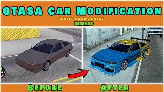 GTASA Hidden Car Modify || Without Any Mod || Wheel Arch Angels || 2022