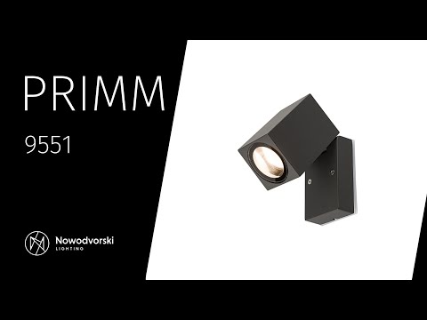 Світильник вуличний Nowodvorski 9551 Primm GU10 1x10W IP54 Gr