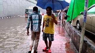 Heavy rainfall in delhi