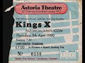Kings X  Far away Live Astoria 5 April 1990