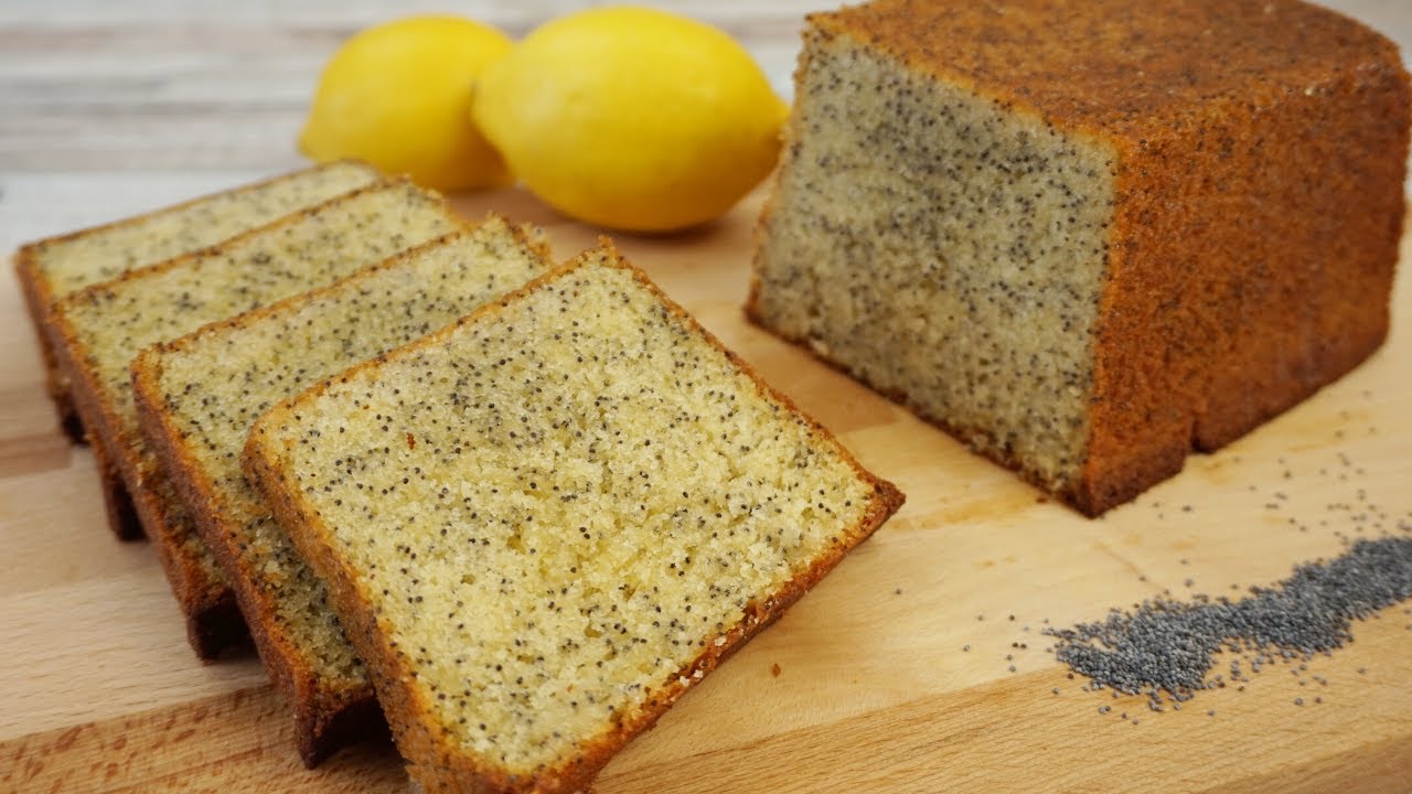 BIZCOCHO de LIMÓN🍋 y semillas de AMAPOLA🌺 / SUPER JUGOSO / El Rincón de Belén