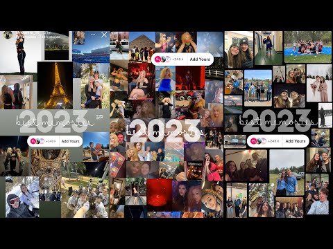 Best memories 2023 Add Yours Instagram Story Sticker | Viral Add Your Template