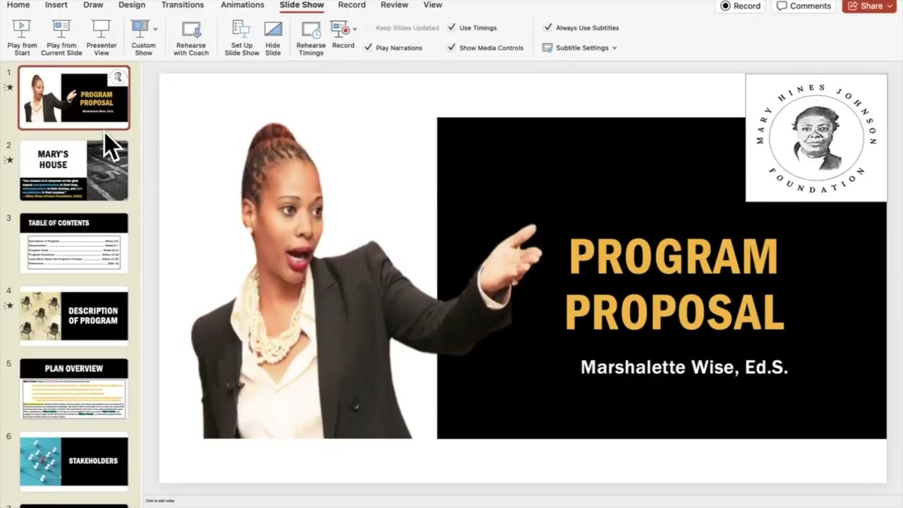 Marshalette Wise -  (2-minute Video) - Capstone Project Proposal