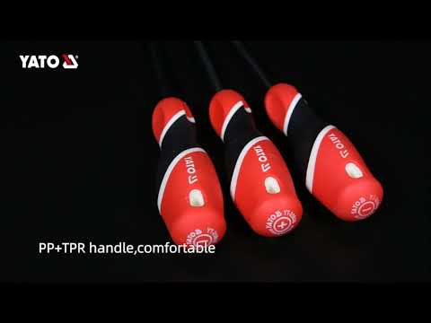 Отвертка плоская 150 мм, шлиц 6 мм YATO (YT-25912)