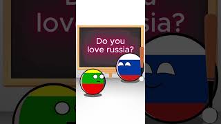 Top 7 countries that hate Russia the most  #countryballs #poland #russia #france #ukraine