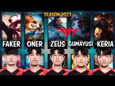 Faker, Oner, Keria, Gumayusi and Zeus plays ARAM in the same TEAM!!! - KR ARAM
