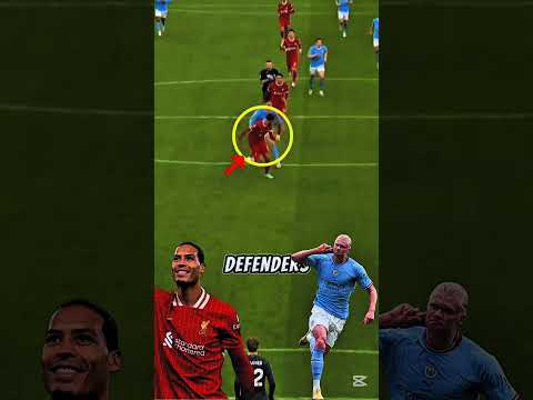 You whont believe how Van Dijk  was able to stop Halland from scoring the goal
