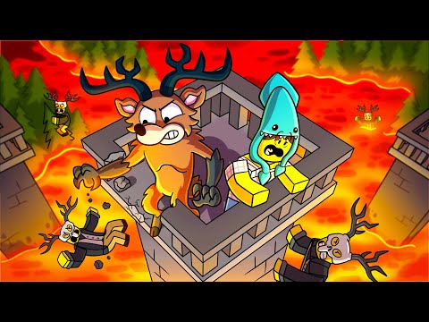 99 Nights: The FLOOR is LAVA! (Cartoon Animation)