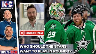 Brien Rea Talks Stars Playoff Opponents, Impressive Team Depth & More | K&C Masterpiece