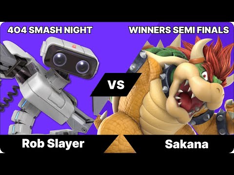 4o4 Smash Night -  Rob Slayer(Rob) vs Sakana(Bowser)
