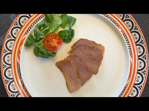 LONZINO STAGIONATO FATTO IN CASA LIGHT/ DIETARY HOMEMADE SEASONED LOIN/ LOMO CURADO CASERO DIETÉTICO