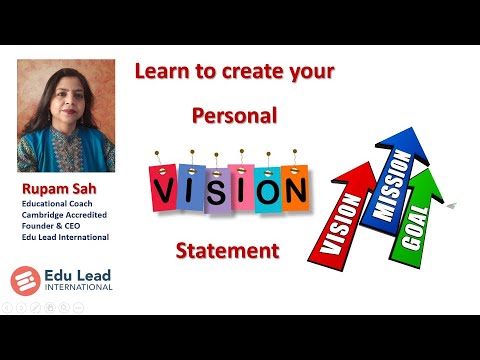 Creating Personal Vision Statement