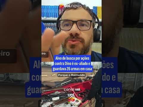Alvo de busca por ações contra Dino é ex-aliado e guardava 26 armas em casa