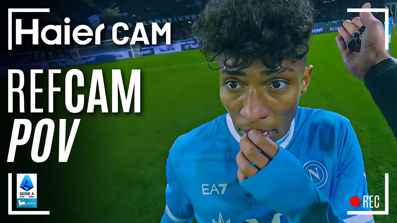 HAIER CAM | REF CAM POV: You Are The Referee in Roma-Napoli | Serie A 2025/26