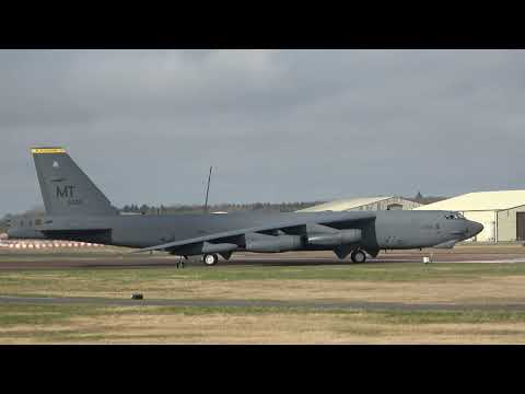 2x B-52 Departure RAF Fairford March 2022