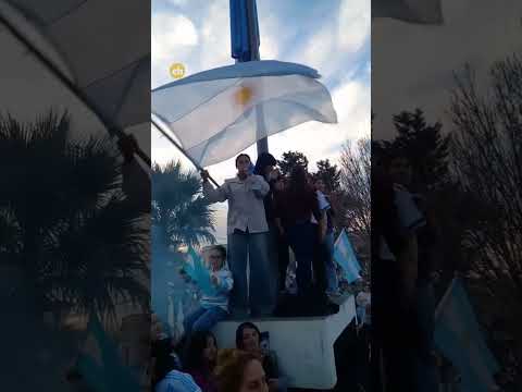 La Marcha de las Malvinas emocionó el festejo de Concarán por el pase de Argentina a la final