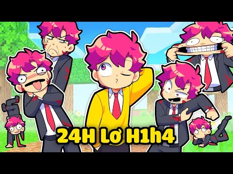 24 Giờ Lơ H1h4 Trong Minecraft . . !?🤣