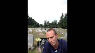 Md. Man calls out President from fathers grave for ALS ice water challenge! Please share and watch!