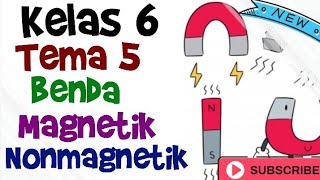 Benda Magnetik dan Non Magnetik Kelas 6 Tema 5 #bendamagnetik #kelas6tema5