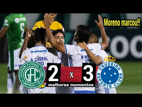 VITÓRIA DA RAPOSA | GUARANI 2 X 3 CRUZEIRO - MELHORES MOMENTOS HD | BRASILEIRÃO SÉRIE B